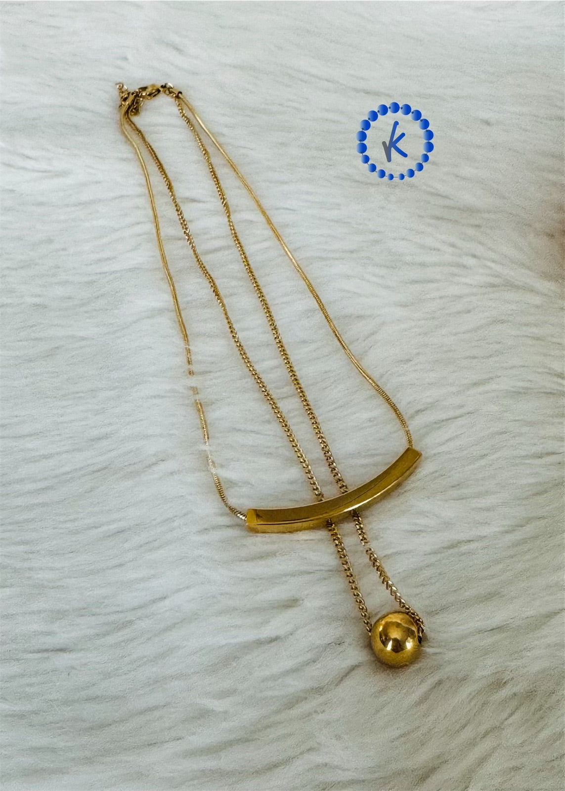 Beautiful Beads and Stick Necklace