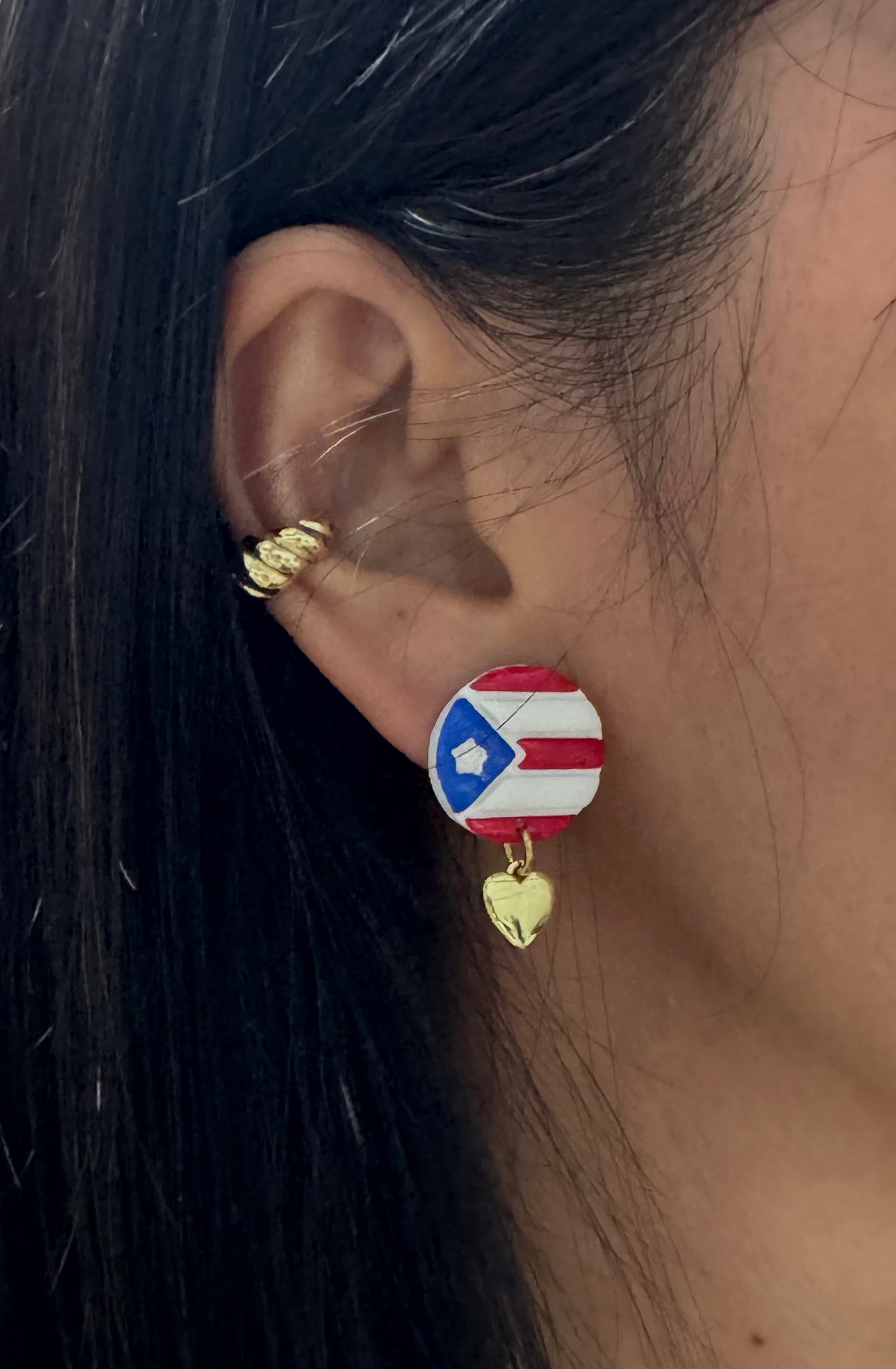 PR love earrings