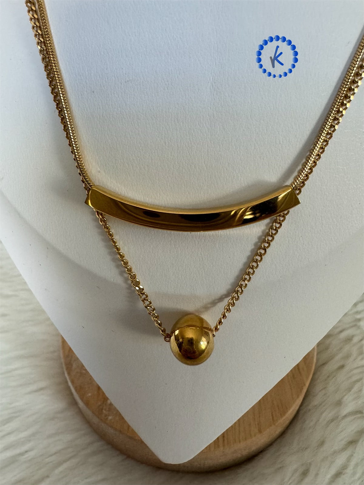 Beautiful Beads and Stick Necklace
