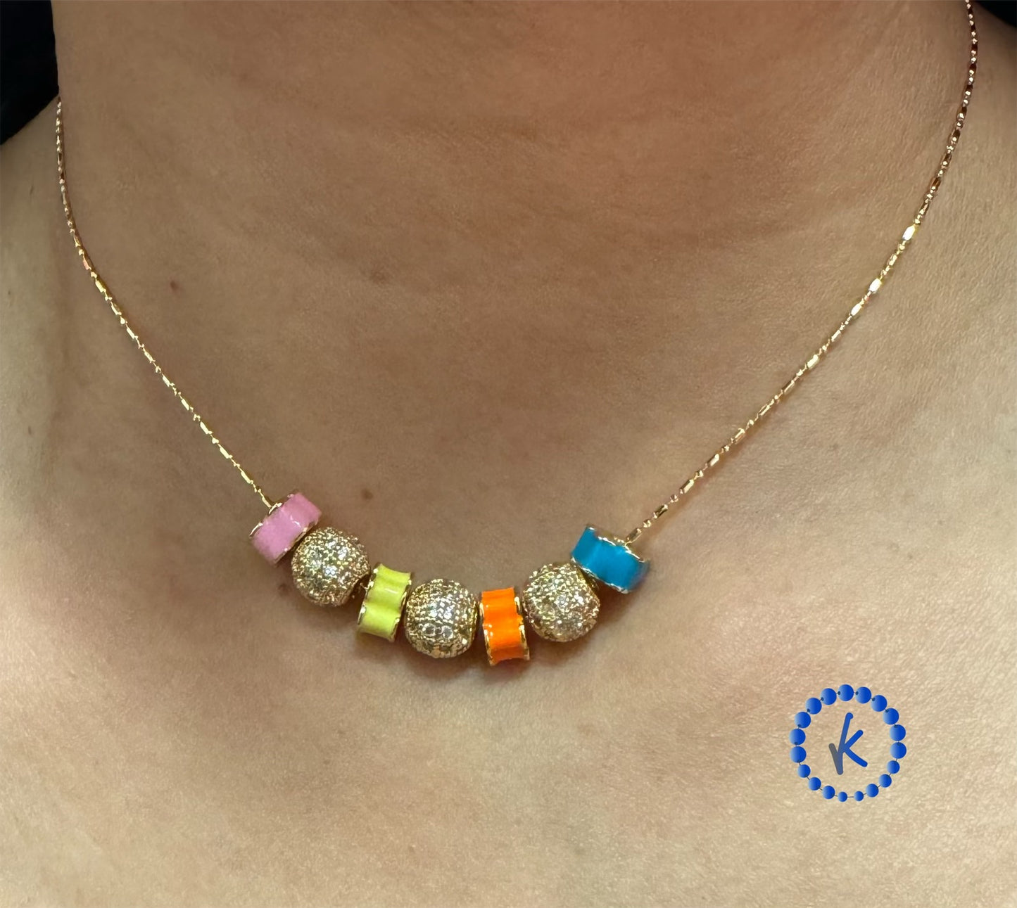 Amazing Flower and Beads Necklace