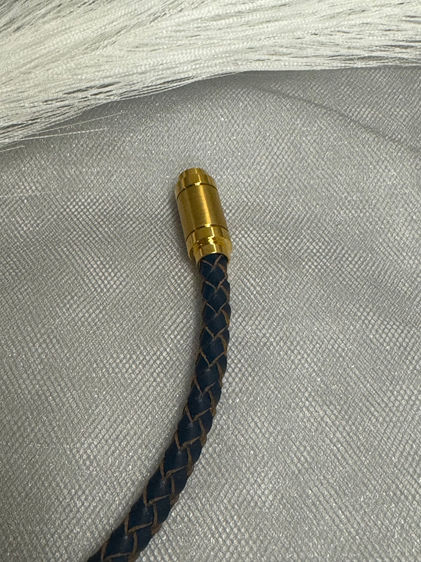 Magnetic Leather Bracelet