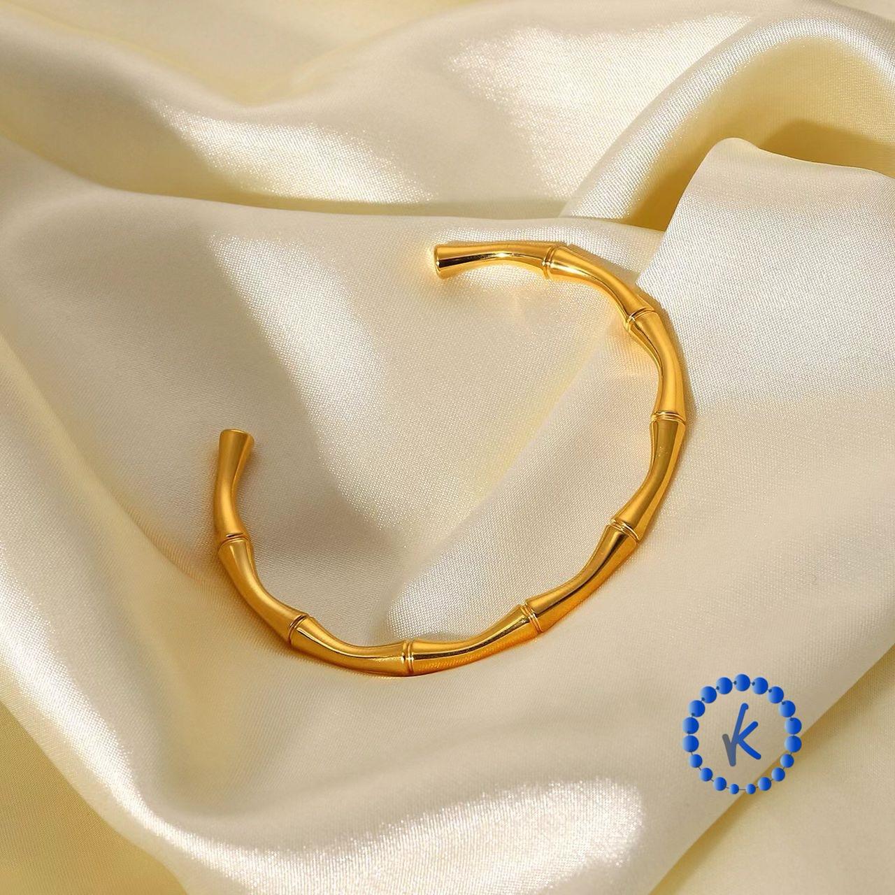 Bangle 18k gold Stainless steel