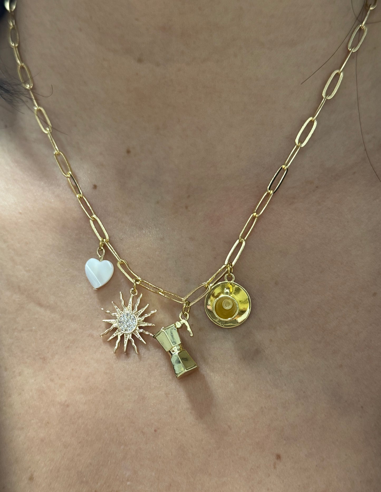 Beautiful coffe lover necklace