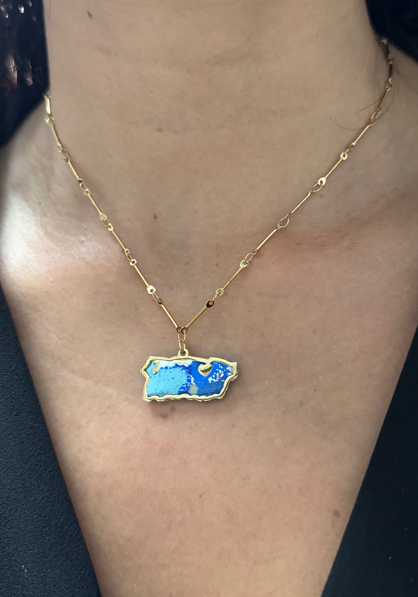 Amazing map necklace