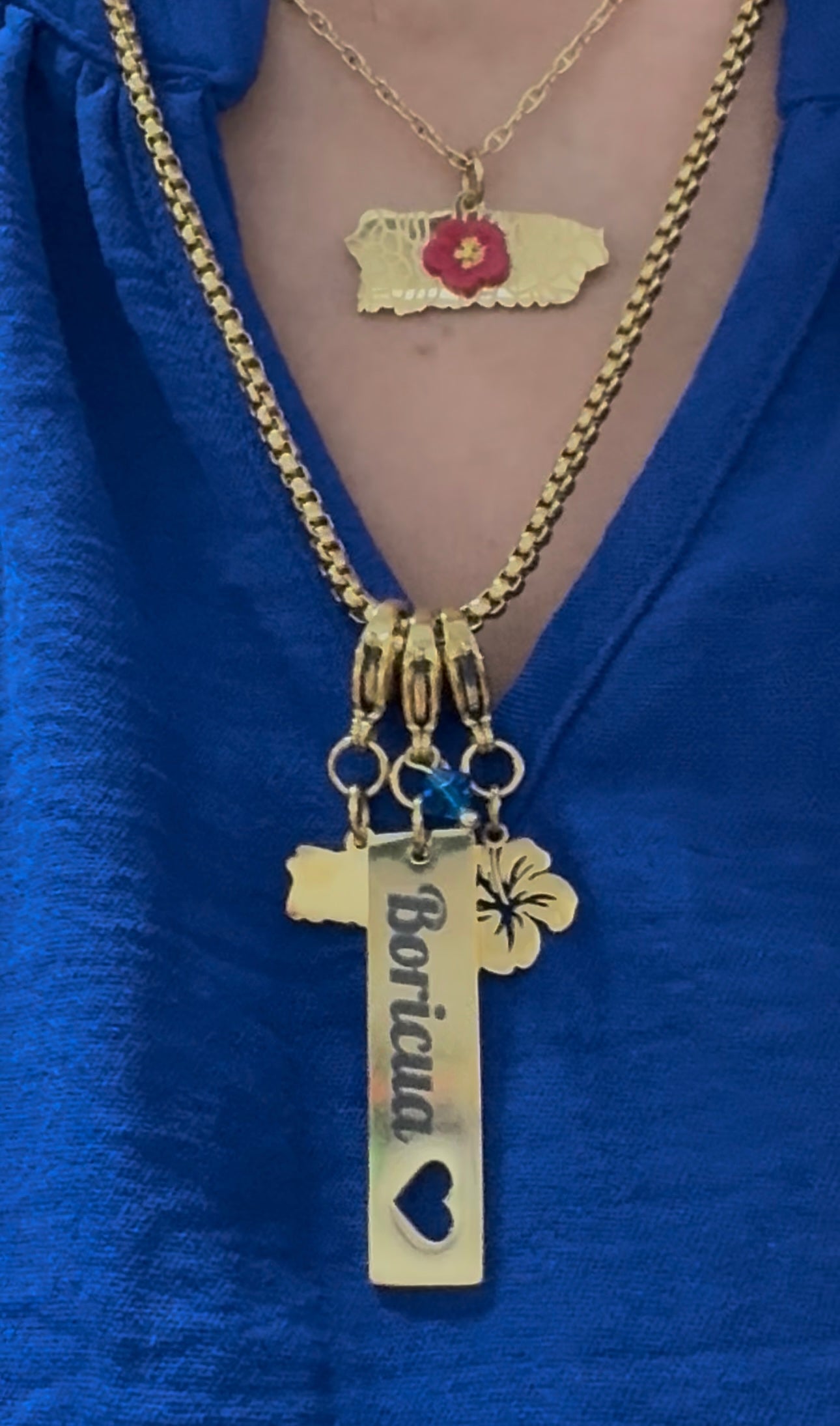 Boricua spirit necklace