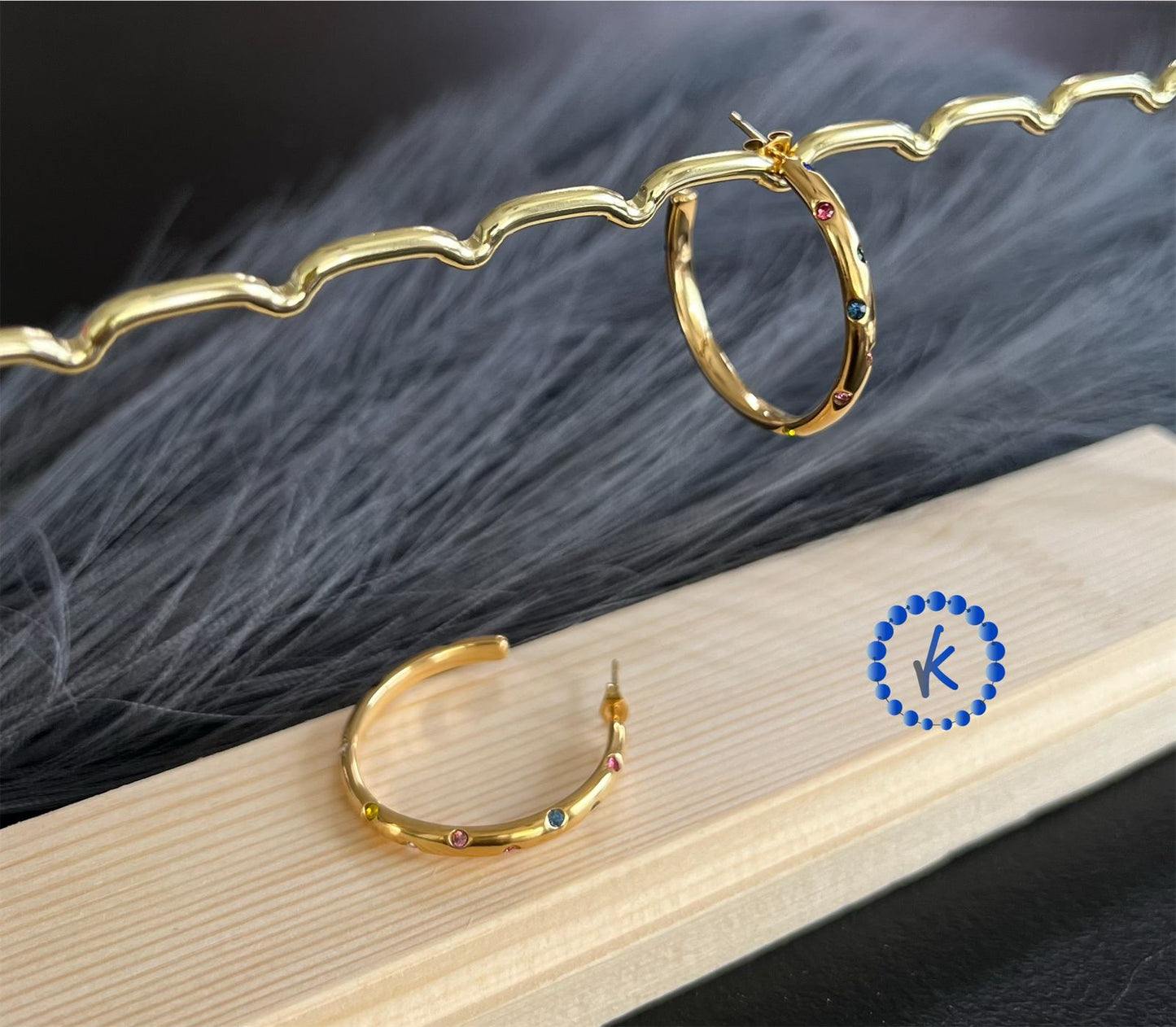 Casual Stainless Steel Hoop Earrings