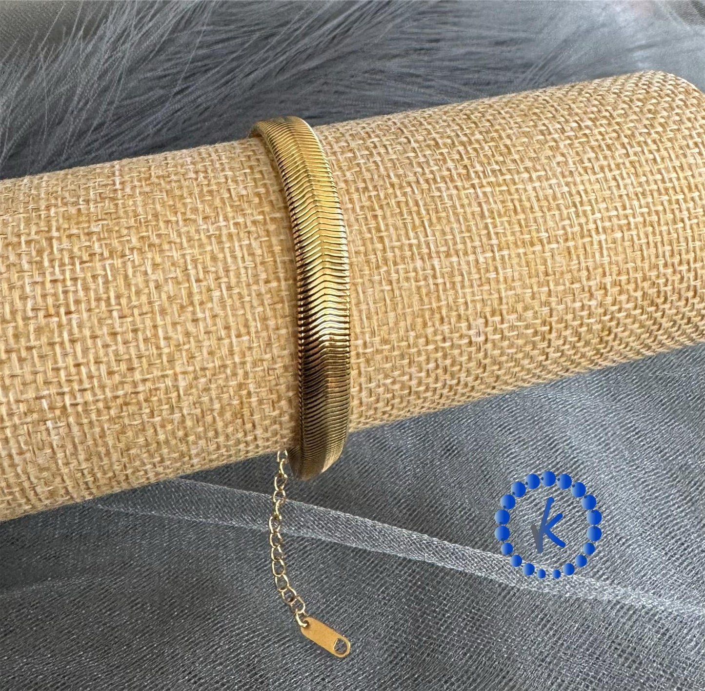 Casual Gold Stainless Steel Bracelet