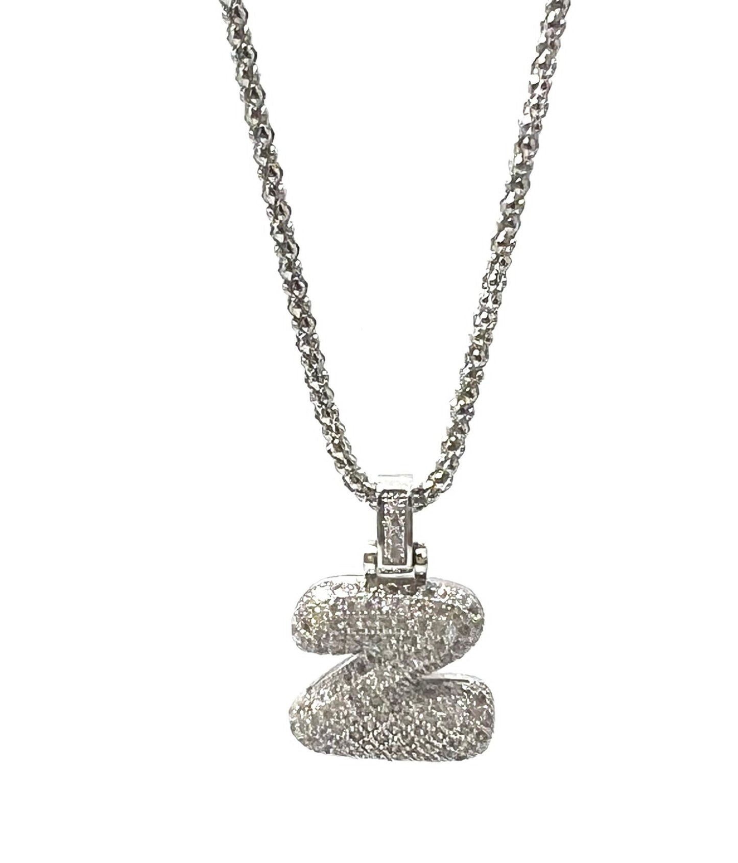 Zirconia Charm Necklace