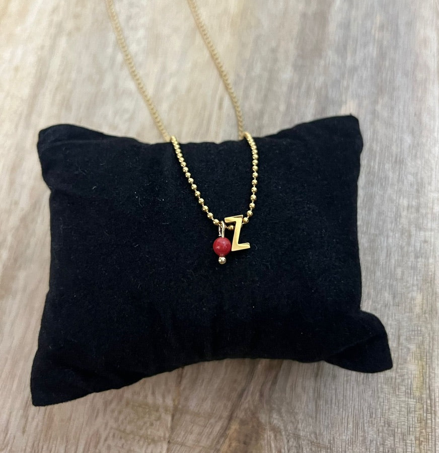 Fabulous Initial necklace SS Gold