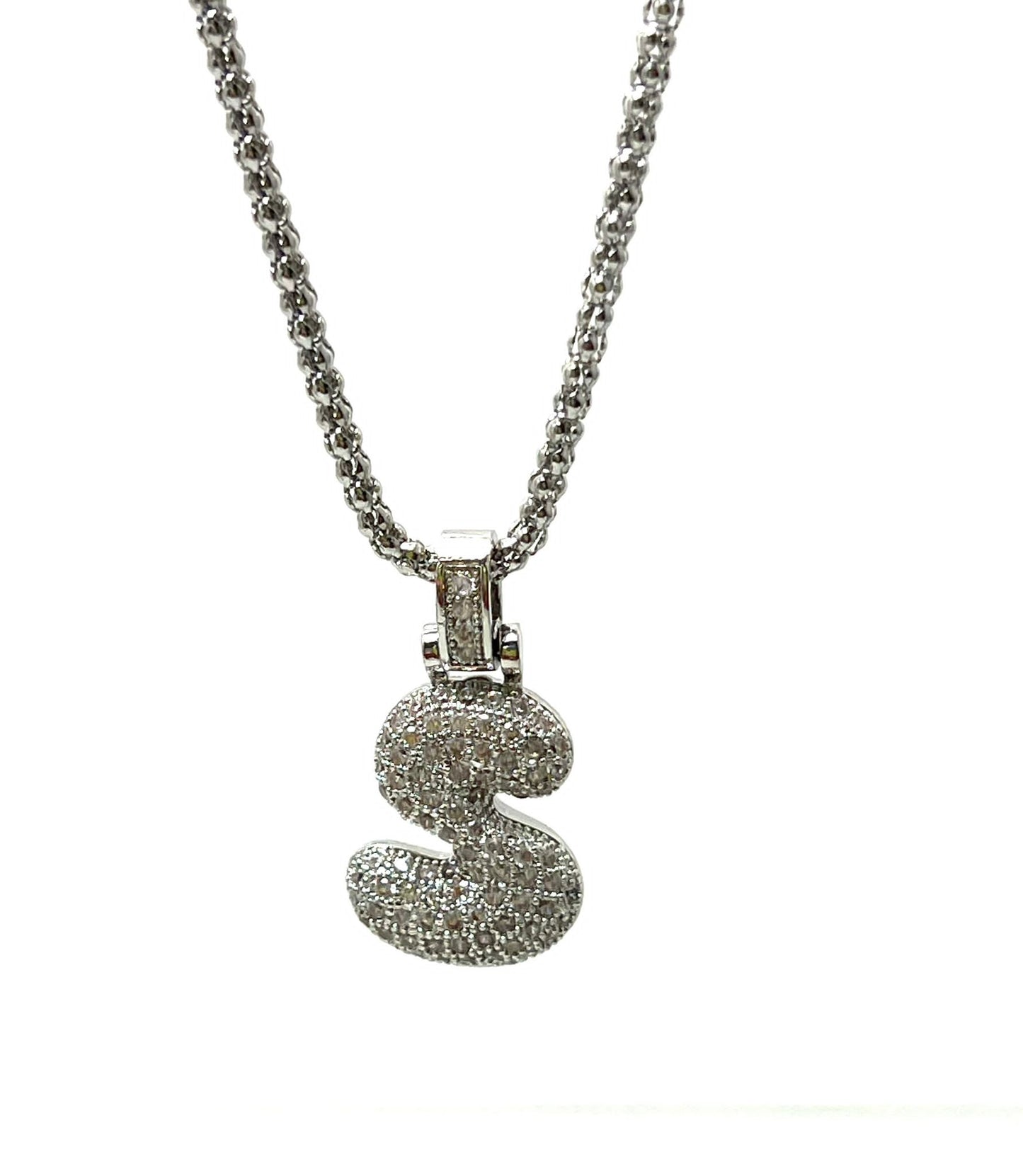 Zirconia Charm Necklace
