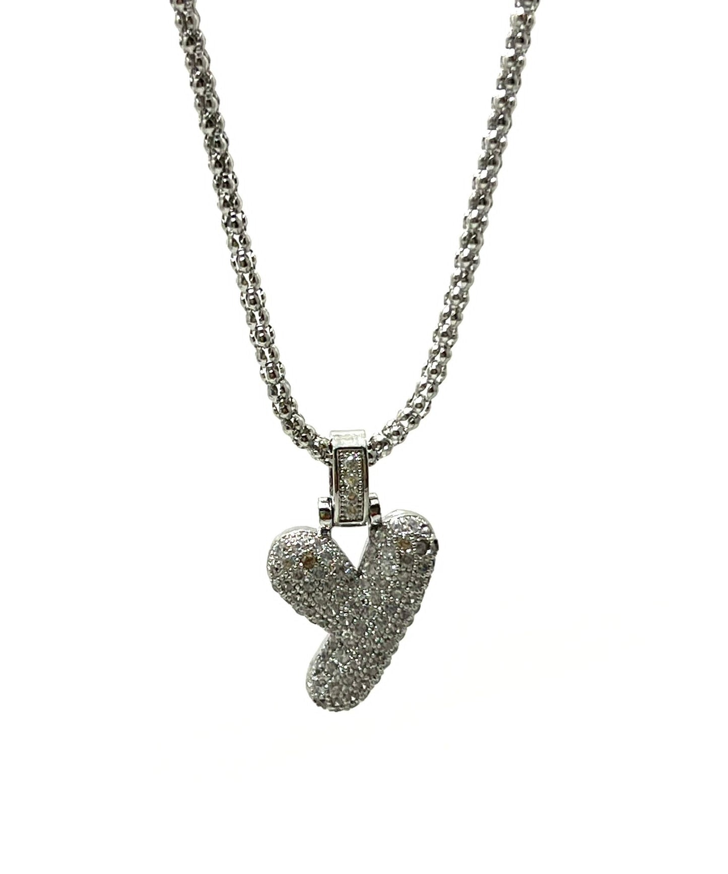 Zirconia Charm Necklace