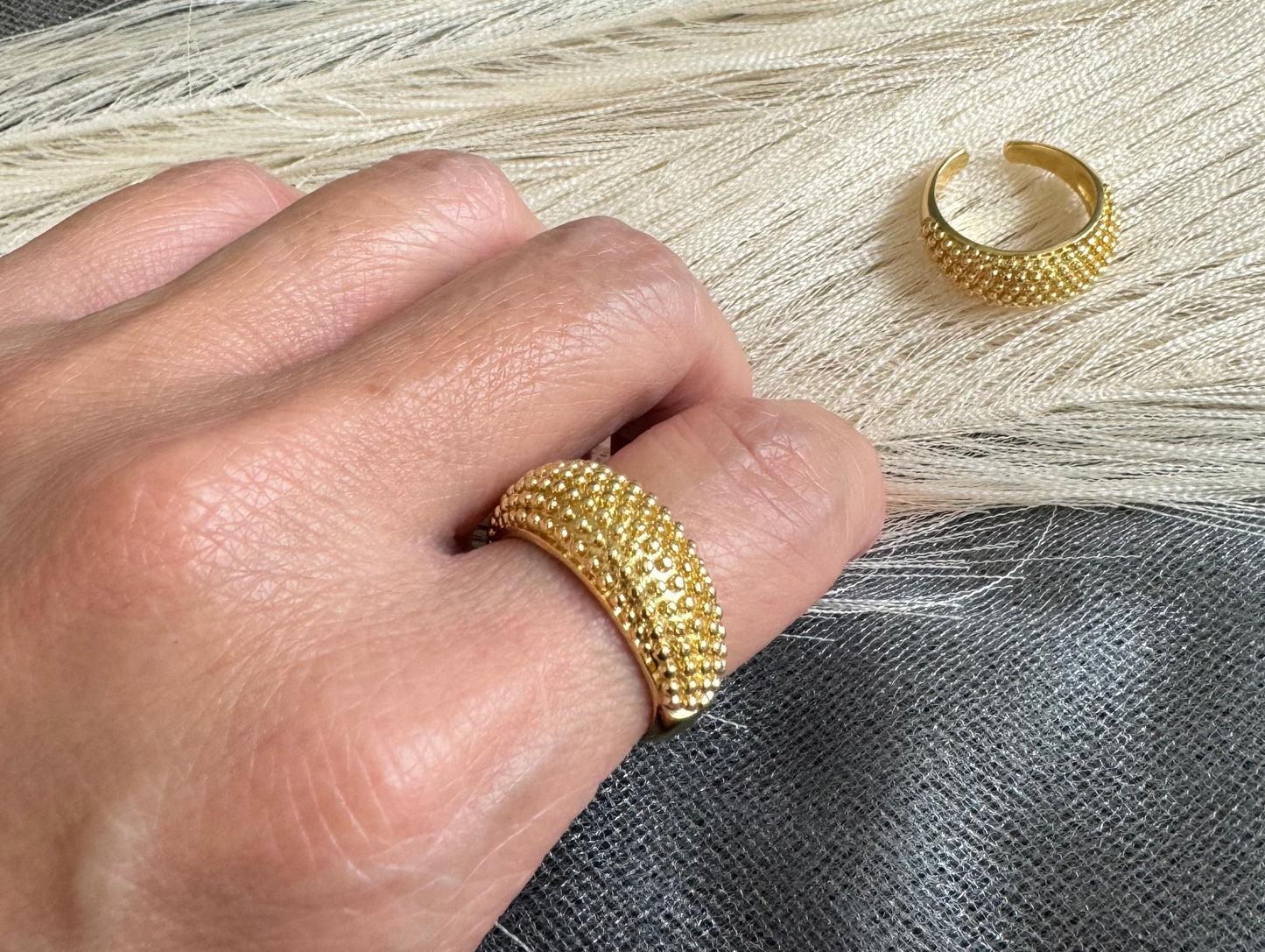 Beautiful Gold Dots Ring