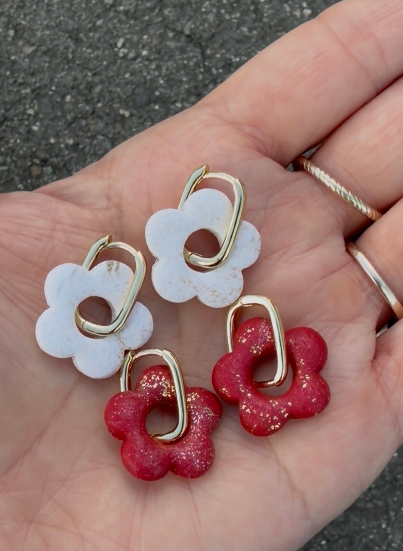Wonderful polymer clay earrings