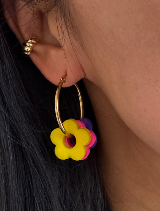 Beautiful hoop flowers
