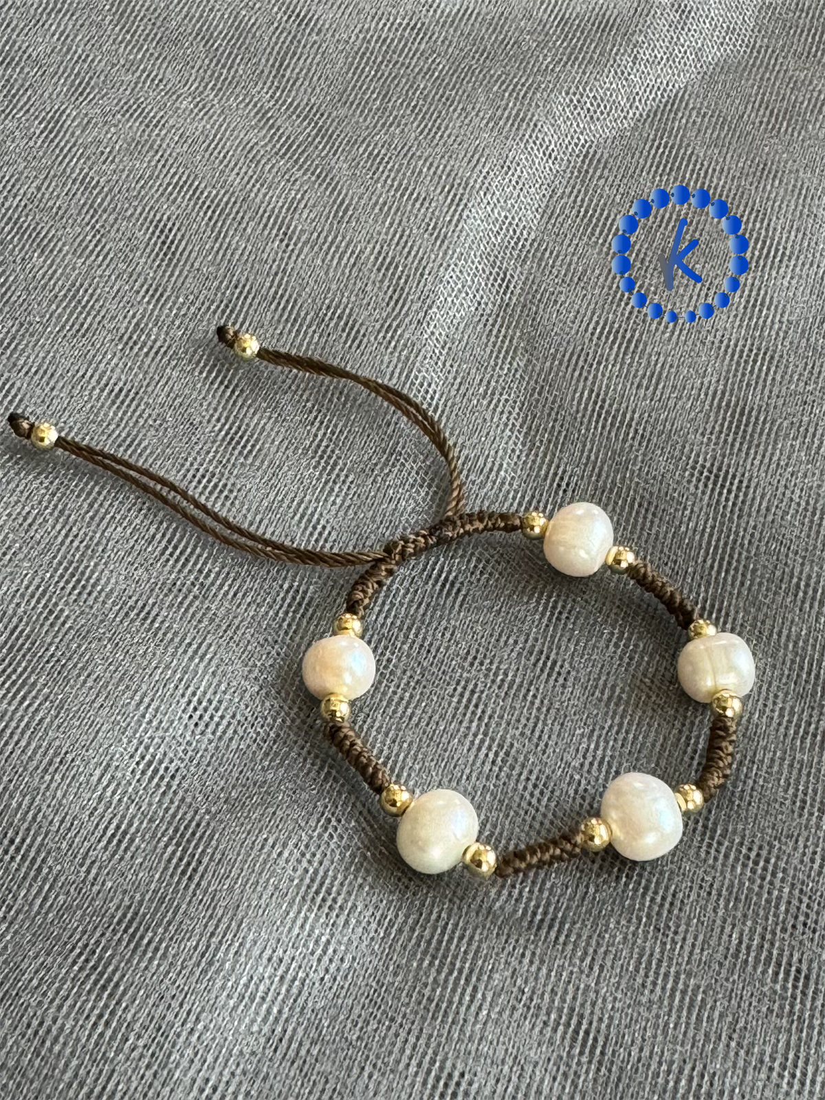 Freshwater Pearl Cord Bracelet
