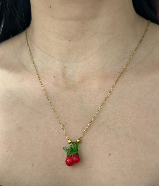 Beautiful Cherry Necklace