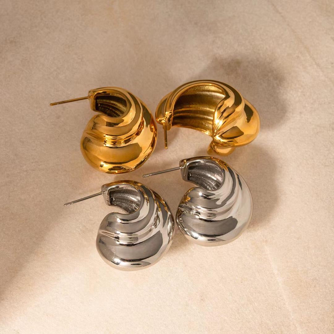 Elegant Snail Style Earrings