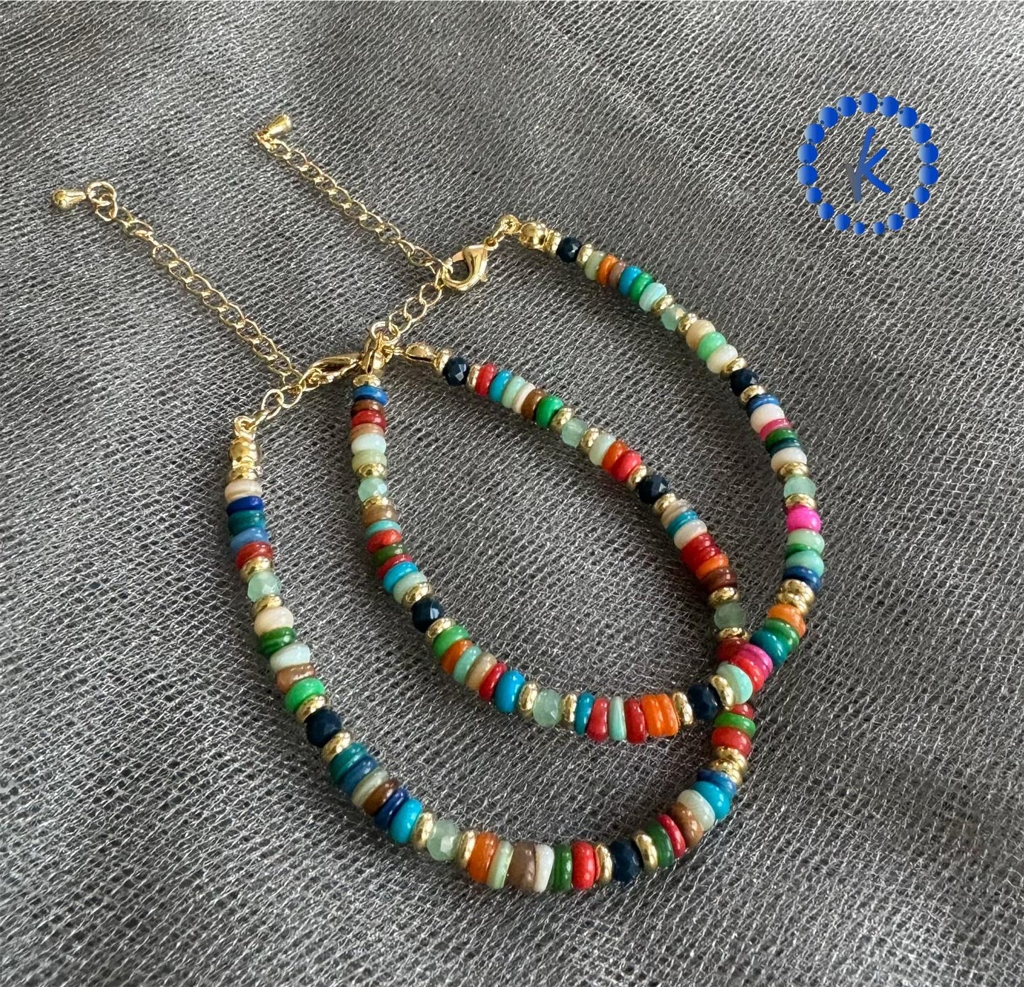 Multicolor shell bead Bracelet