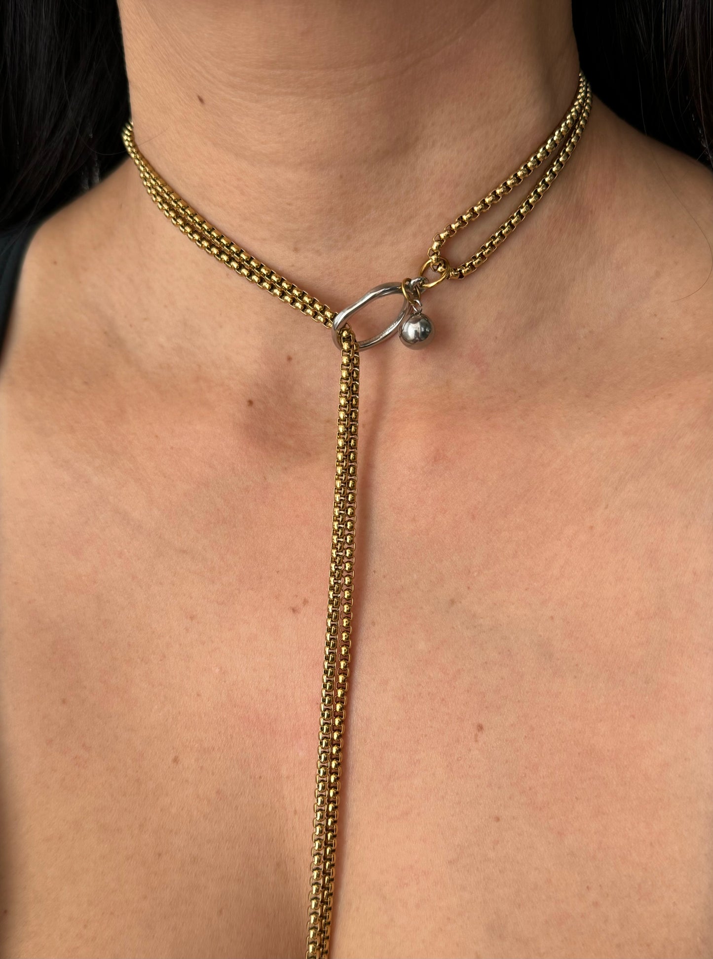 Beautiful Stainless Steel Doble Choker