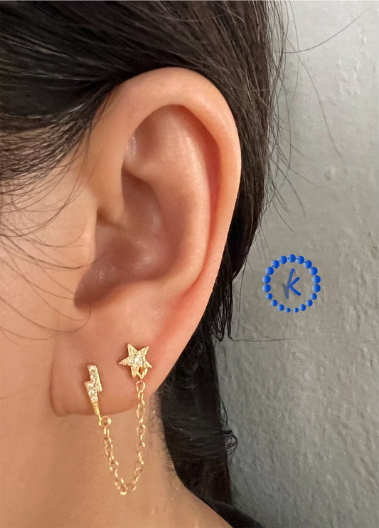 Ray and Star Earrings