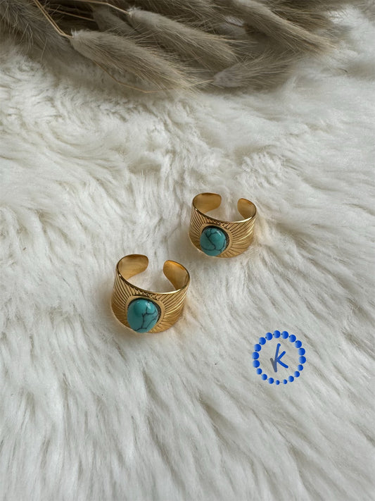 Nature Turquoise Rings