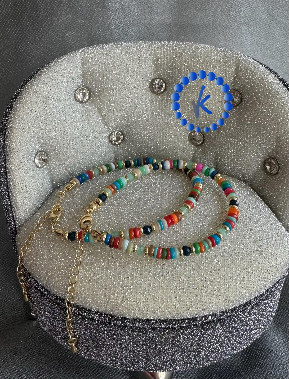 Multicolor shell bead Bracelet