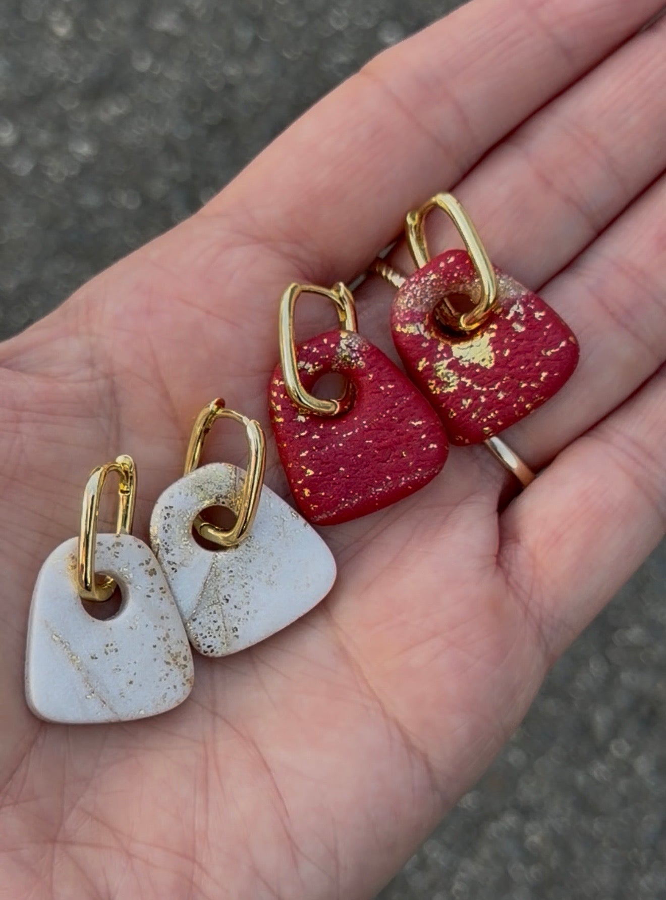 Wonderful polymer clay earrings