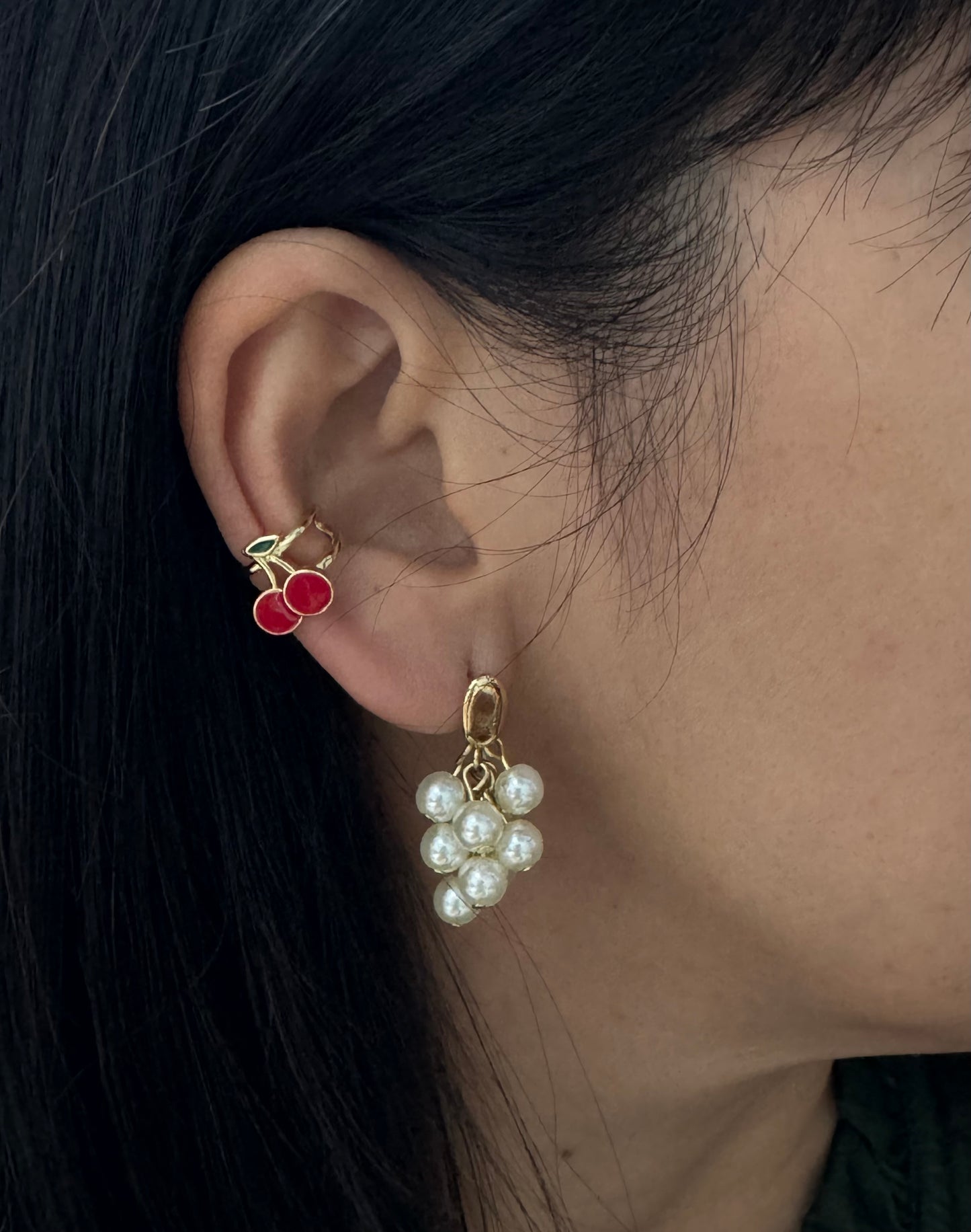 Wonderful Cherry Ear Cuff