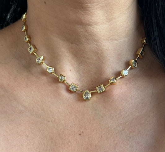 Lovely Zirconia Necklace