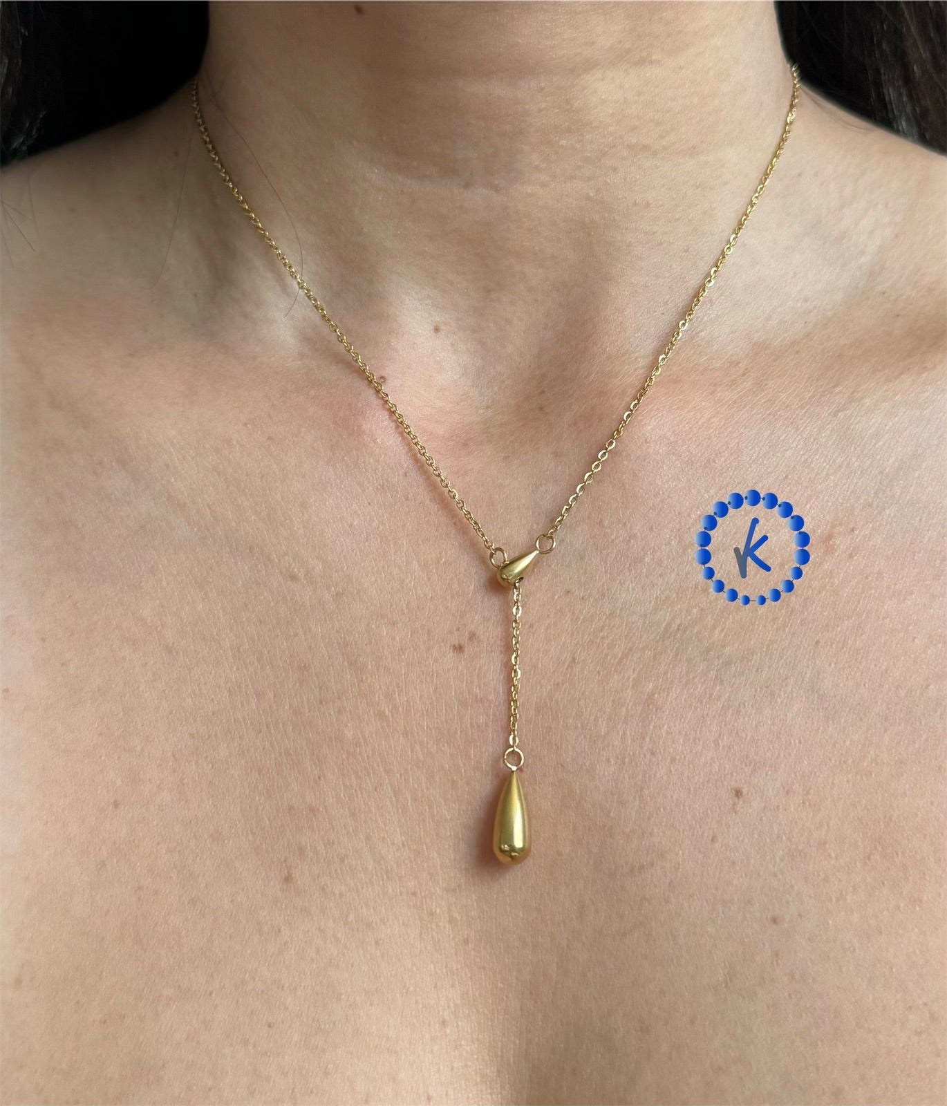 Delicate Small Drop Necklace