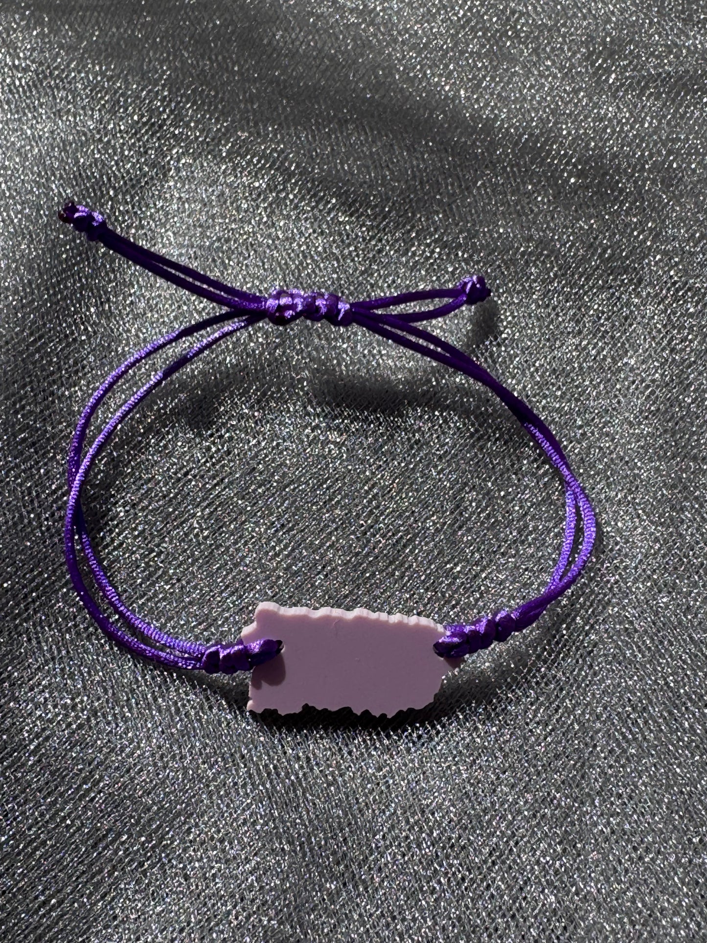 Pretty Acrylic Map Bracelet