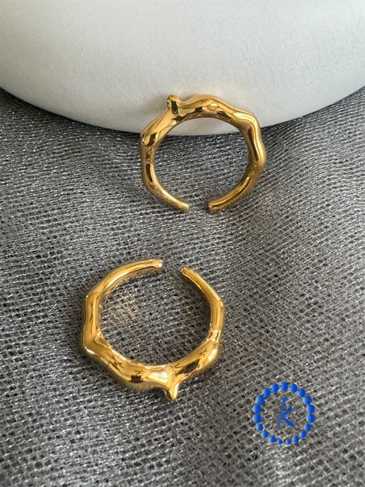 Irregular Stainless Steel Ring