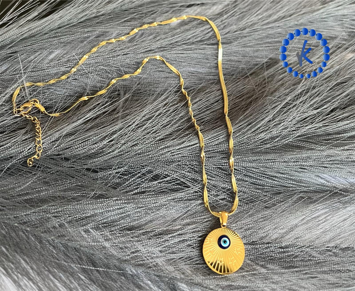 Evil eye necklace