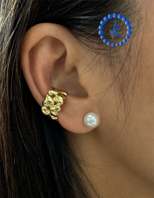 Casual Heart Ear Cuff