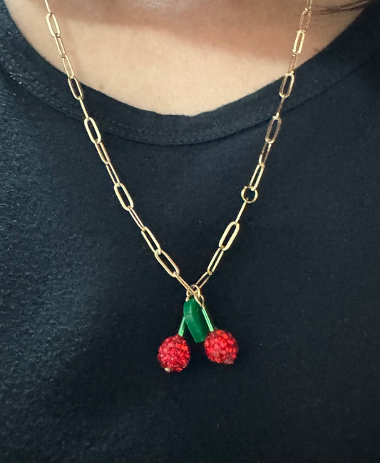 Fashion Cherry Necklace