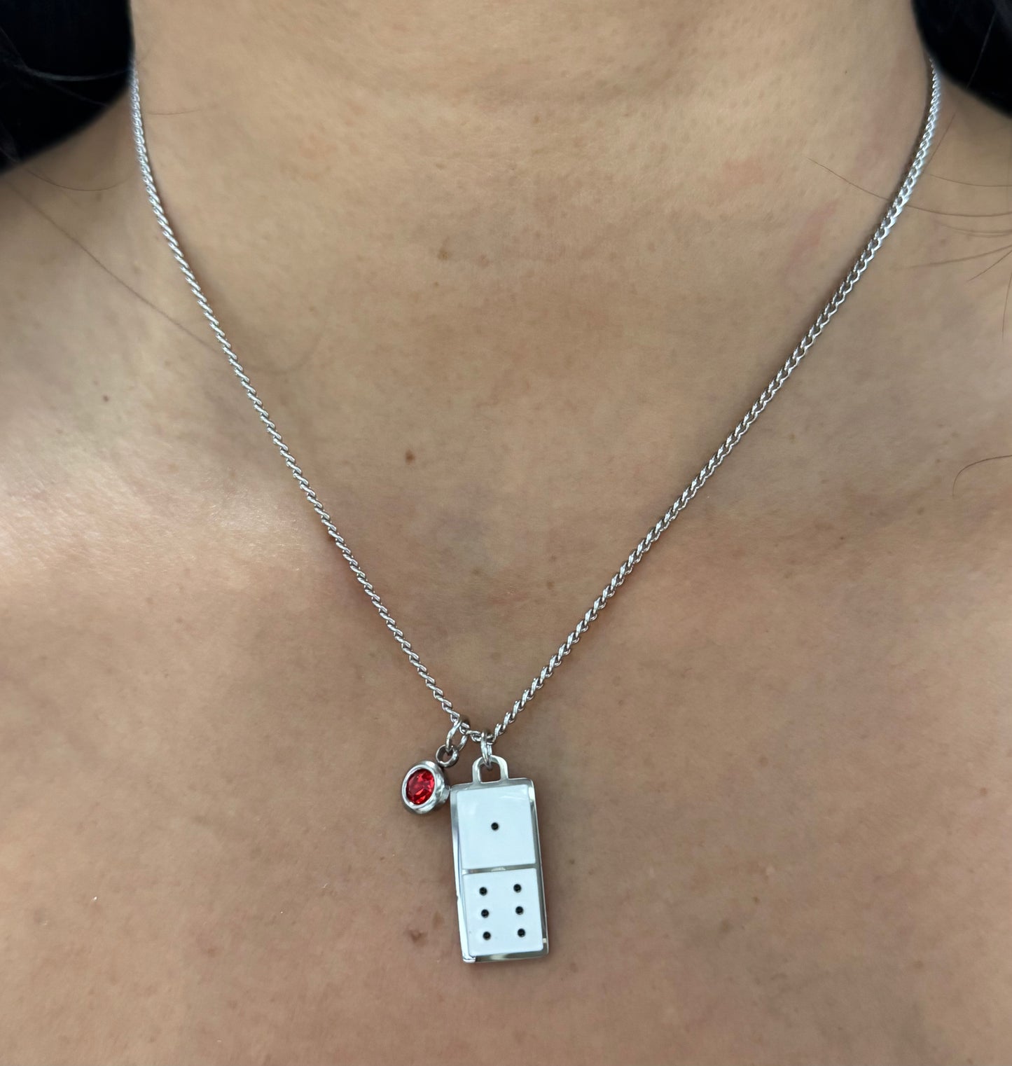 Beautiful Lucky domino necklace