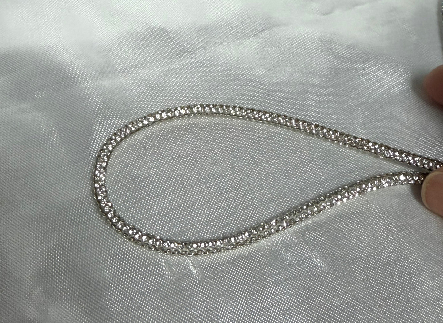 Crystal cord bracelet