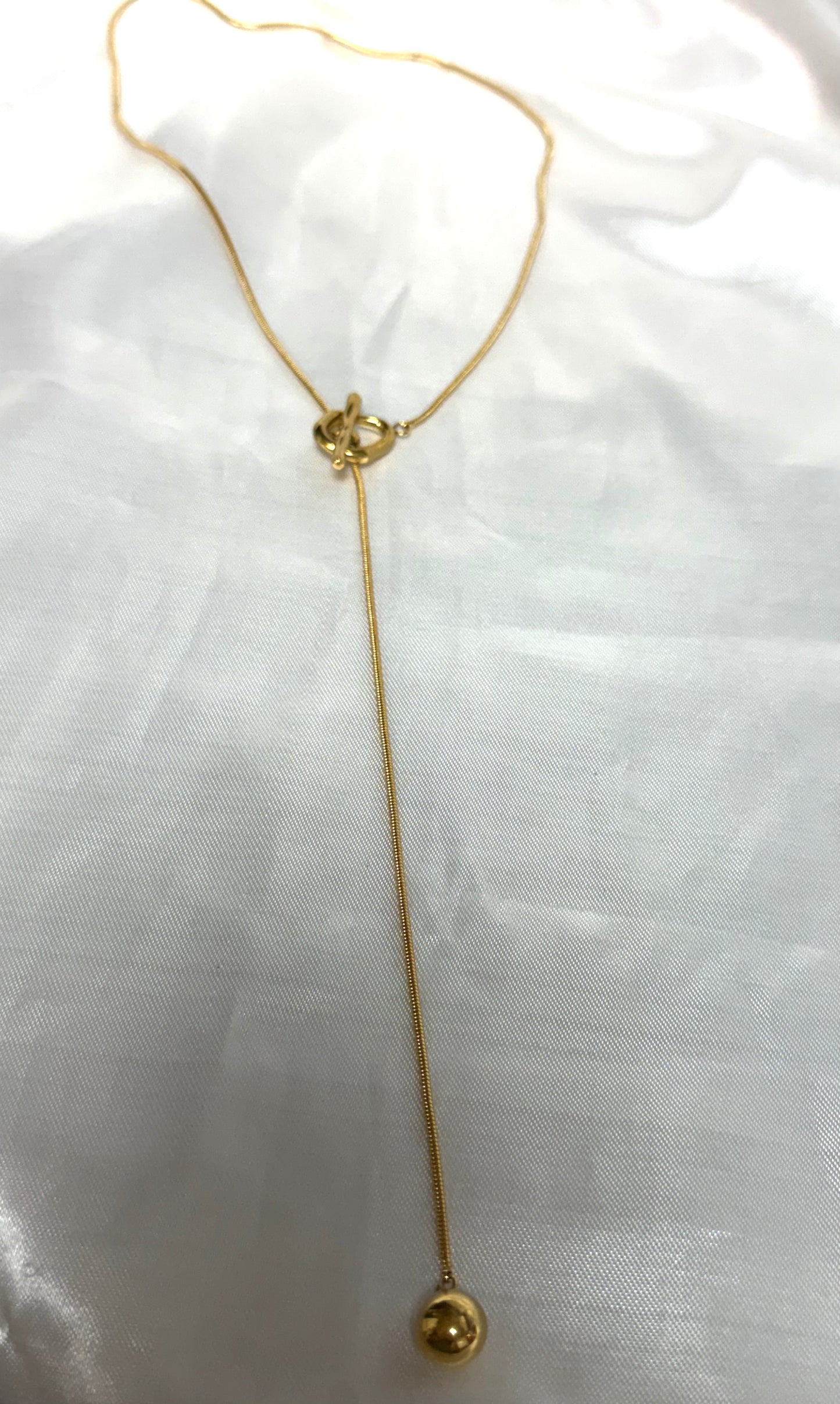 Infinity Drop Necklace