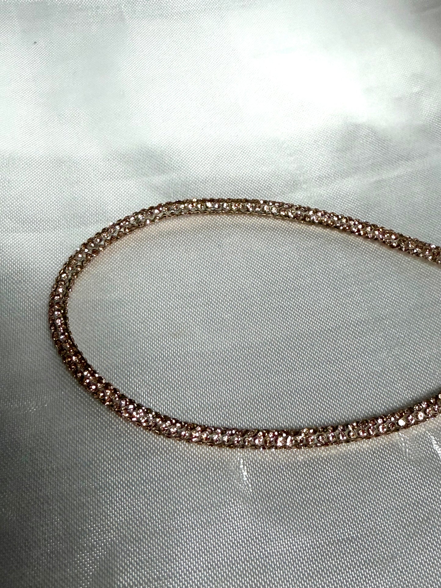 Crystal cord bracelet