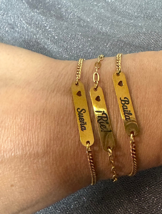 Beautiful words bracelet
