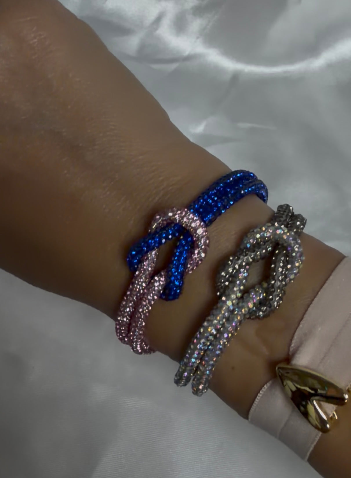 Crystal cord bracelet