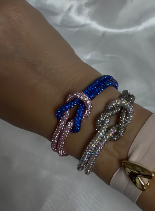 Crystal cord bracelet