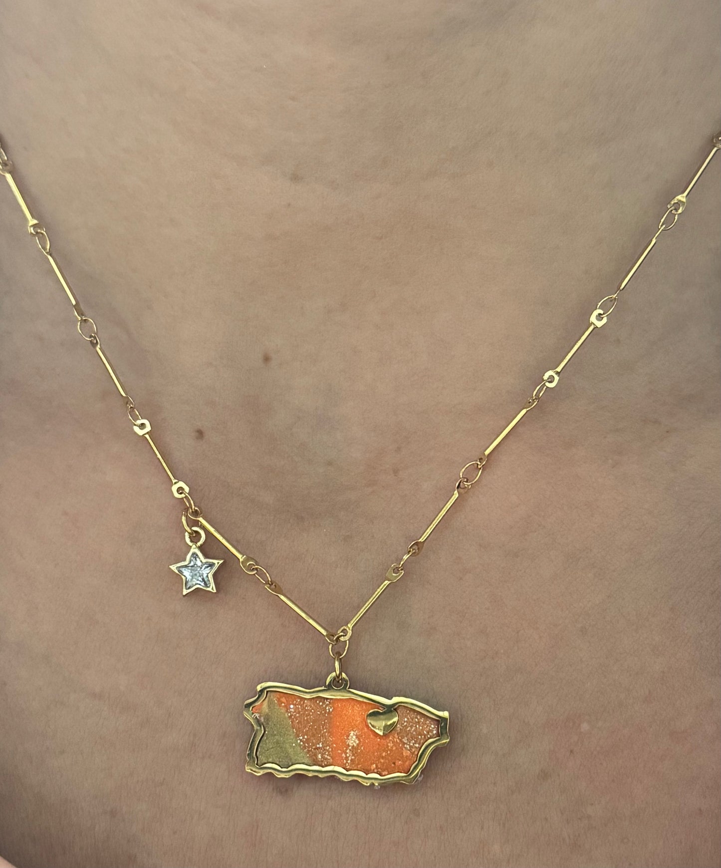 Amazing map necklace