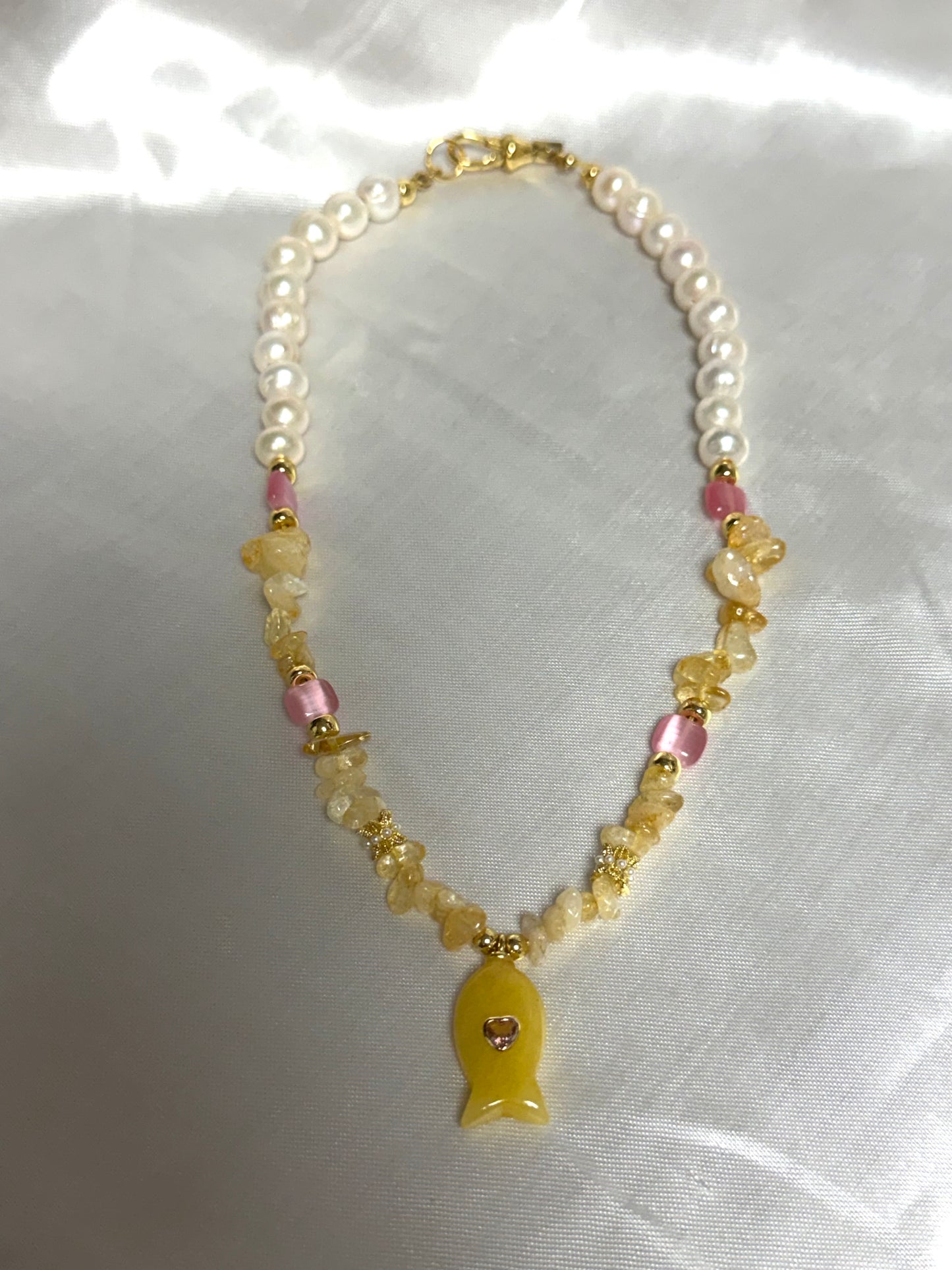Sunfish Pearl Necklace