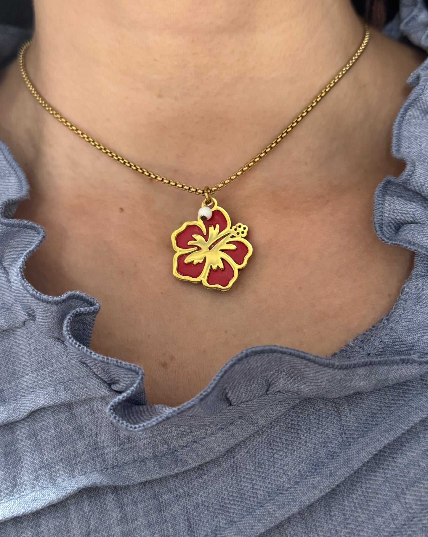 Beautiful Amapola charm necklace