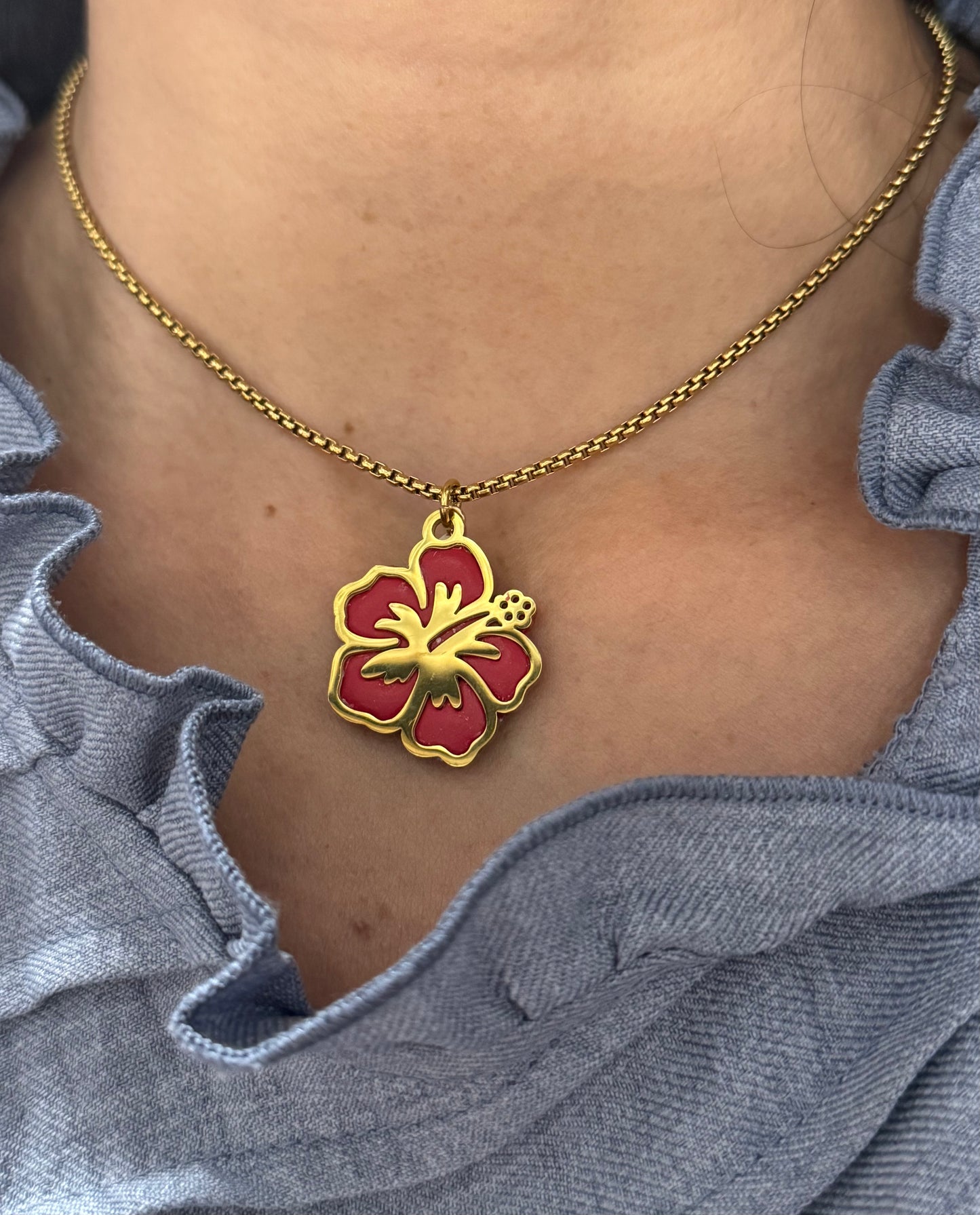 Beautiful Amapola charm necklace