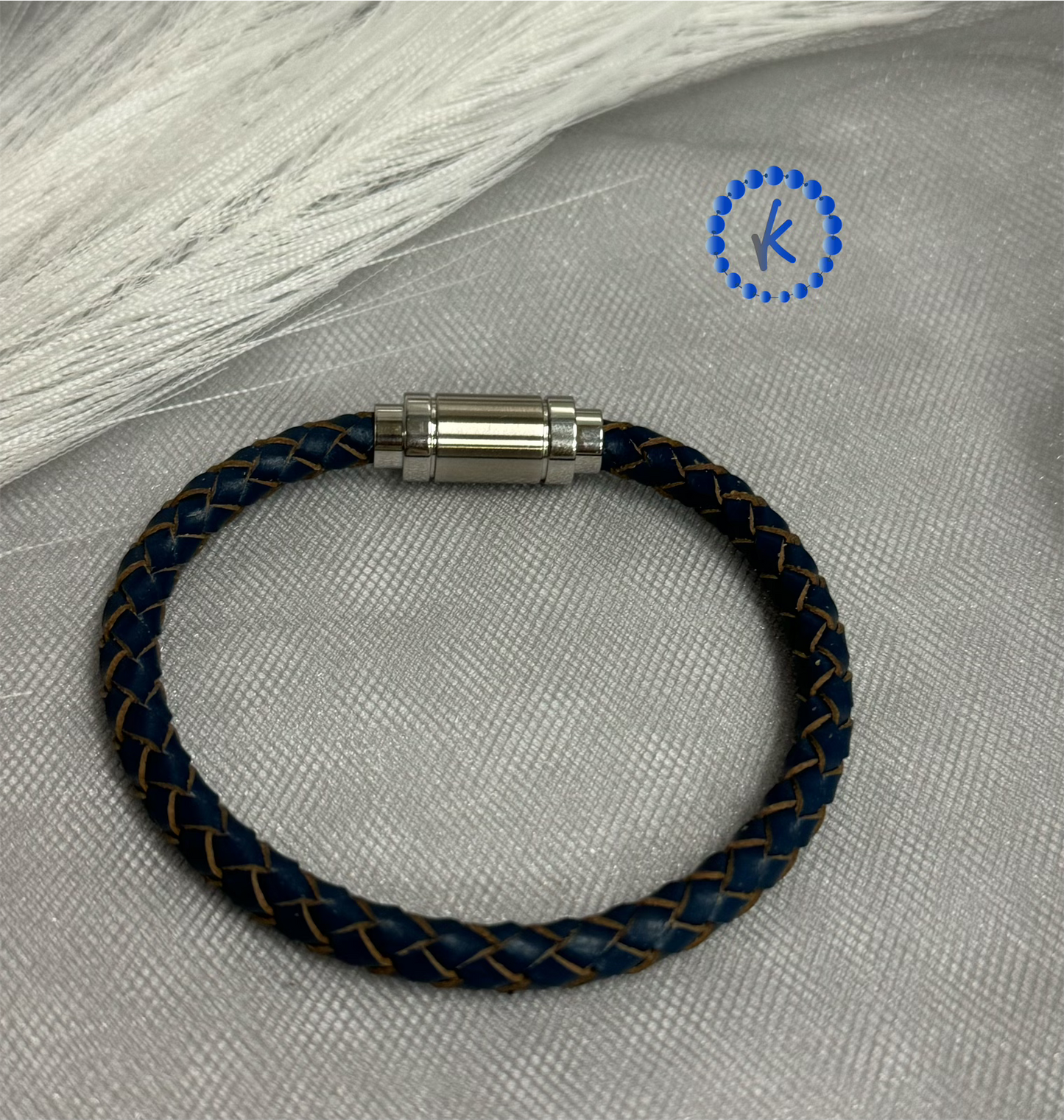 Magnetic Leather Bracelet