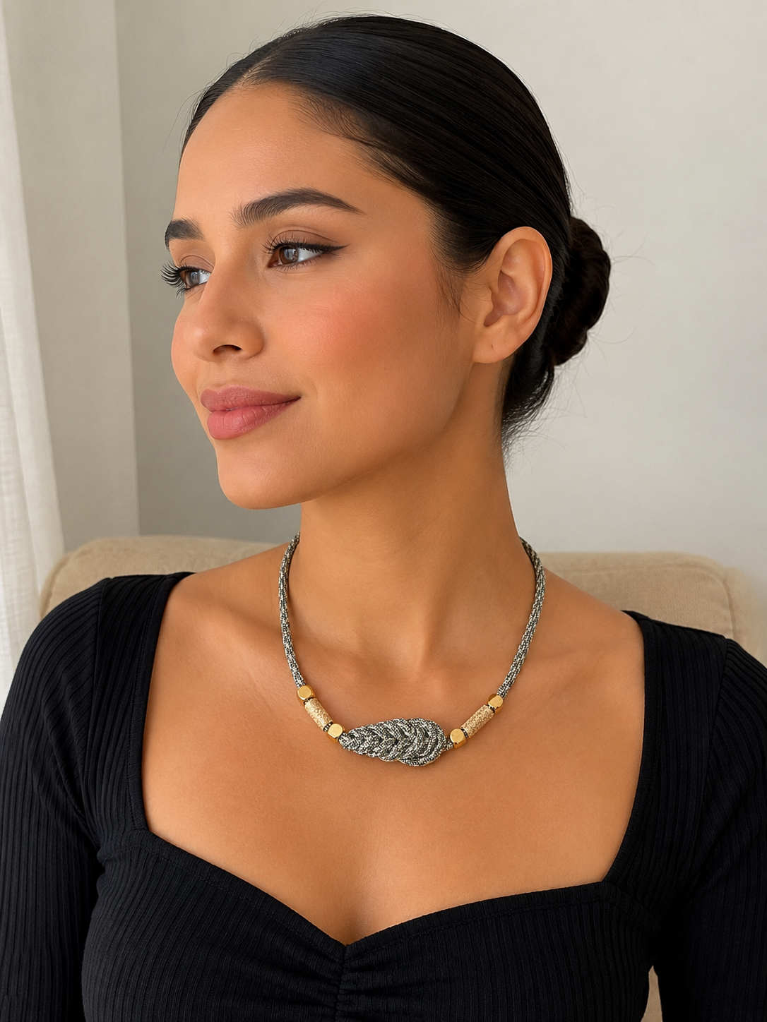 Elegant Nautical knot necklace