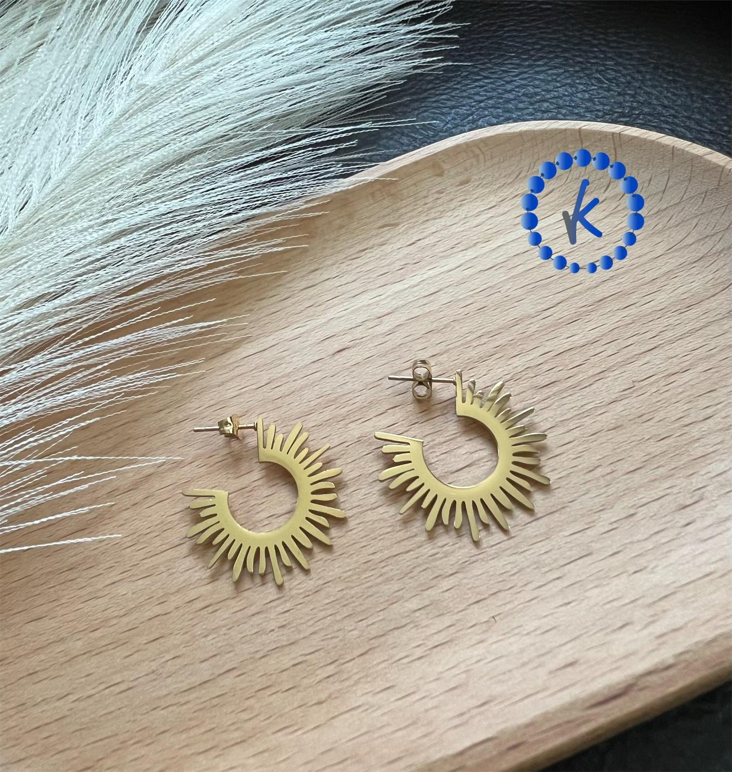 Beautiful and Casual Sun Earrings